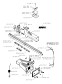 Shaft Diagram and Parts List for 250RX 1995-10 Husqvarna Brush Cutter
