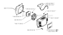 Starter Diagram and Parts List for 250RX 1995-10 Husqvarna Brush Cutter