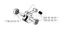 Crankshaft Diagram and Parts List for 250RX 1995-10 Husqvarna Brush Cutter