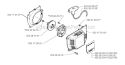 Starter Diagram and Parts List for 250RX 1997-08 Husqvarna Brush Cutter