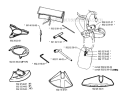 Accessories Diagram and Parts List for 250R 1994-10 Husqvarna Brush Cutter