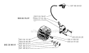 Ignition System Diagram and Parts List for 250R 1995-10 Husqvarna Brush Cutter