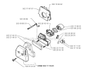 Carburetor  Air Filter Diagram and Parts List for 250R 1995-10 Husqvarna Brush Cutter