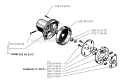 Clutch Diagram and Parts List for 250R 1995-10 Husqvarna Brush Cutter