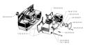 Crankcase Diagram and Parts List for 250R 1995-10 Husqvarna Brush Cutter