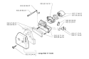 Carburetor  Air Filter Diagram and Parts List for 250R 1997-08 Husqvarna Brush Cutter