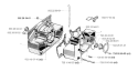 Crankcase Diagram and Parts List for 250R 2001-05 Husqvarna Brush Cutter