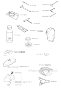 Accessories Diagram and Parts List for 250R 2006-01 Husqvarna Brush Cutter