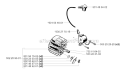 Ignition System Diagram and Parts List for 250R 2006-01 Husqvarna Brush Cutter