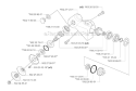 Bevel Gear Diagram and Parts List for 250R 2006-01 Husqvarna Brush Cutter