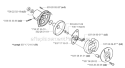 Clutch Diagram and Parts List for 250R 2006-01 Husqvarna Brush Cutter