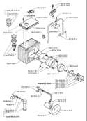 Page K Diagram and Parts List for 250PS 250 PS 1996-02 Husqvarna Pole Saw