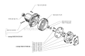 Clutch Diagram and Parts List for 252RX 1997-08 Husqvarna Brush Cutter