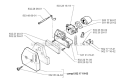 Carburetor  Air Filter Diagram and Parts List for 252RX 1999-04 Husqvarna Brush Cutter