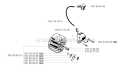 Ignition System Diagram and Parts List for 252RX 2001-05 Husqvarna Brush Cutter