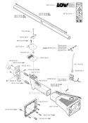 Shaft Diagram and Parts List for 252RX 2001-05 Husqvarna Brush Cutter