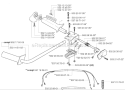 Handle  Controls Diagram and Parts List for 252RX 2002-08 Husqvarna Brush Cutter