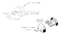 Muffler Diagram and Parts List for 252RX 2002-08 Husqvarna Brush Cutter