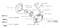 Starter Diagram and Parts List for 252RX 2002-08 Husqvarna Brush Cutter
