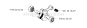 Crankshaft Diagram and Parts List for 252RX 2002-08 Husqvarna Brush Cutter