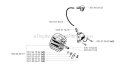 Ignition System Diagram and Parts List for 252RX 2006-01 Husqvarna Brush Cutter