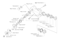 Bevel Gear Diagram and Parts List for 252RX 2006-01 Husqvarna Brush Cutter