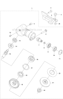 Gear Diagram and Parts List for 253RB 2010-03 Husqvarna Brush Cutter