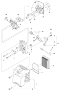Intake Diagram and Parts List for 253RB 2010-03 Husqvarna Brush Cutter