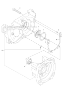 Crankcase Diagram and Parts List for 253RB 2010-03 Husqvarna Brush Cutter