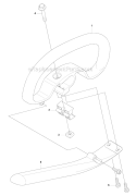 Handle Diagram and Parts List for 253RJ 2009-04 Husqvarna Brush Cutter