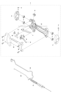 Throttle Controls Diagram and Parts List for 253RJ 2011-08 Husqvarna Brush Cutter