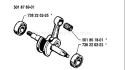 Page E Diagram and Parts List for 254 1986-04 Husqvarna Chainsaw