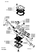 Page B Diagram and Parts List for 254 1987-01 Husqvarna Chainsaw