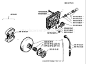 Page H Diagram and Parts List for 254 1987-01 Husqvarna Chainsaw