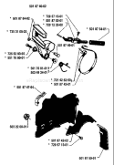 Page C Diagram and Parts List for 254 1988-02 Husqvarna Chainsaw