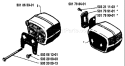 Page H Diagram and Parts List for 254 1988-02 Husqvarna Chainsaw