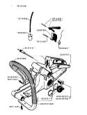 Page L Diagram and Parts List for 254 1990-05 Husqvarna Chainsaw