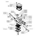 Page B Diagram and Parts List for 254 1990-05 Husqvarna Chainsaw