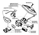 Page A Diagram and Parts List for 254 1992-10 Husqvarna Chainsaw