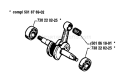 Page E Diagram and Parts List for 254 1992-10 Husqvarna Chainsaw