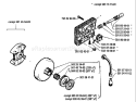 Page H Diagram and Parts List for 254 1992-10 Husqvarna Chainsaw