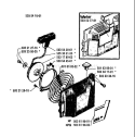 Page M Diagram and Parts List for 254 1994-06 Husqvarna Chainsaw