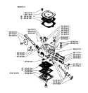 Page B Diagram and Parts List for 254 1994-06 Husqvarna Chainsaw
