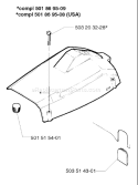 Page O Diagram and Parts List for 254 1996-01 Husqvarna Chainsaw