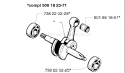 Page F Diagram and Parts List for 254 1996-01 Husqvarna Chainsaw
