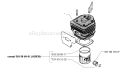 Page J Diagram and Parts List for 254 1998-03 Husqvarna Chainsaw