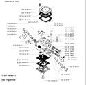 Page B Diagram and Parts List for 254 1998-03 Husqvarna Chainsaw