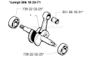 Page E Diagram and Parts List for 254 1998-03 Husqvarna Chainsaw