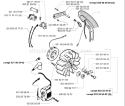 Page F Diagram and Parts List for 254 1998-03 Husqvarna Chainsaw