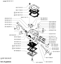Page B Diagram and Parts List for 254 2001-09 Husqvarna Chainsaw